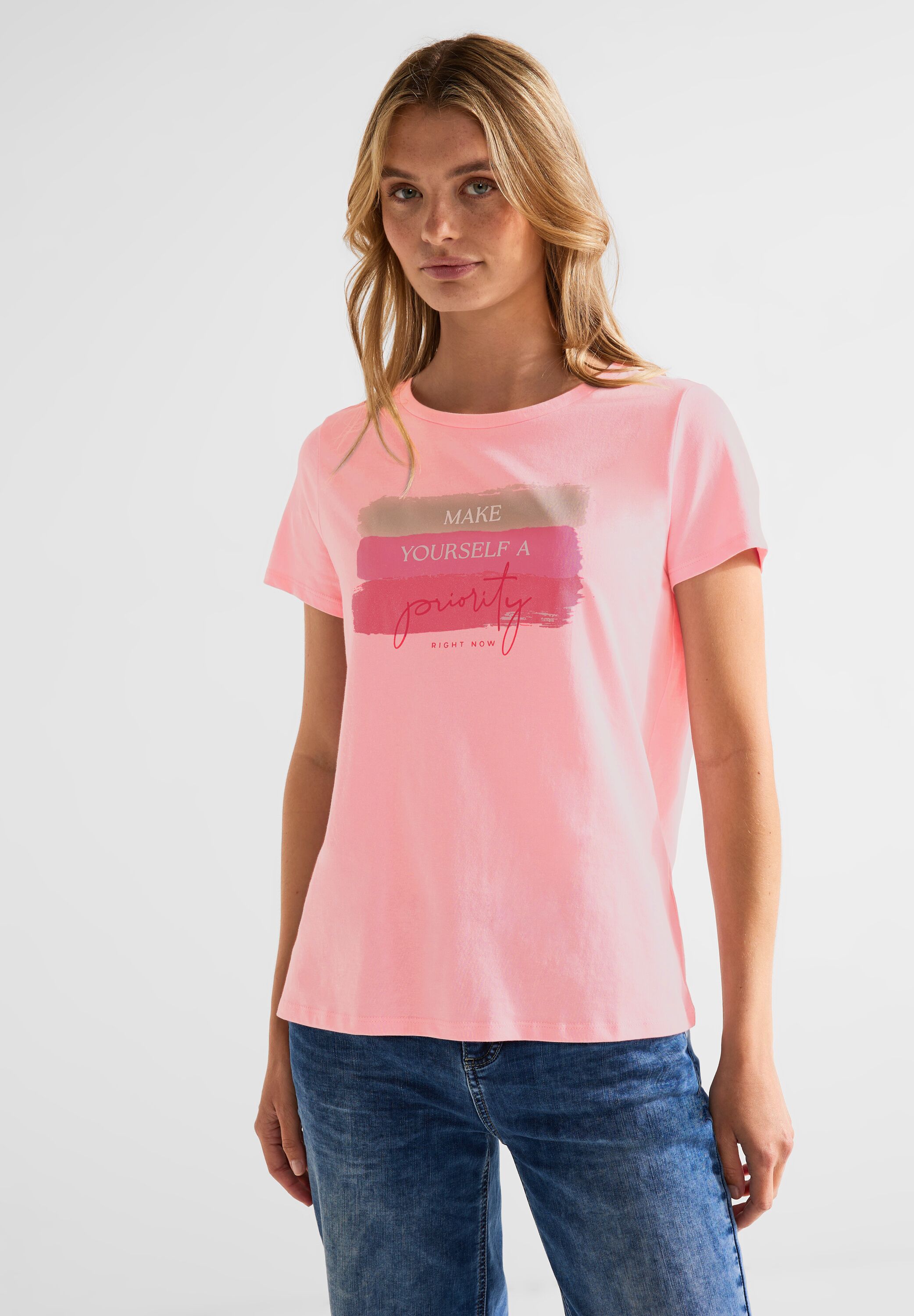 Street One T-Shirt Light in Rose SALE - im Mode A320184-34965 reduziert CONCEPT Berry