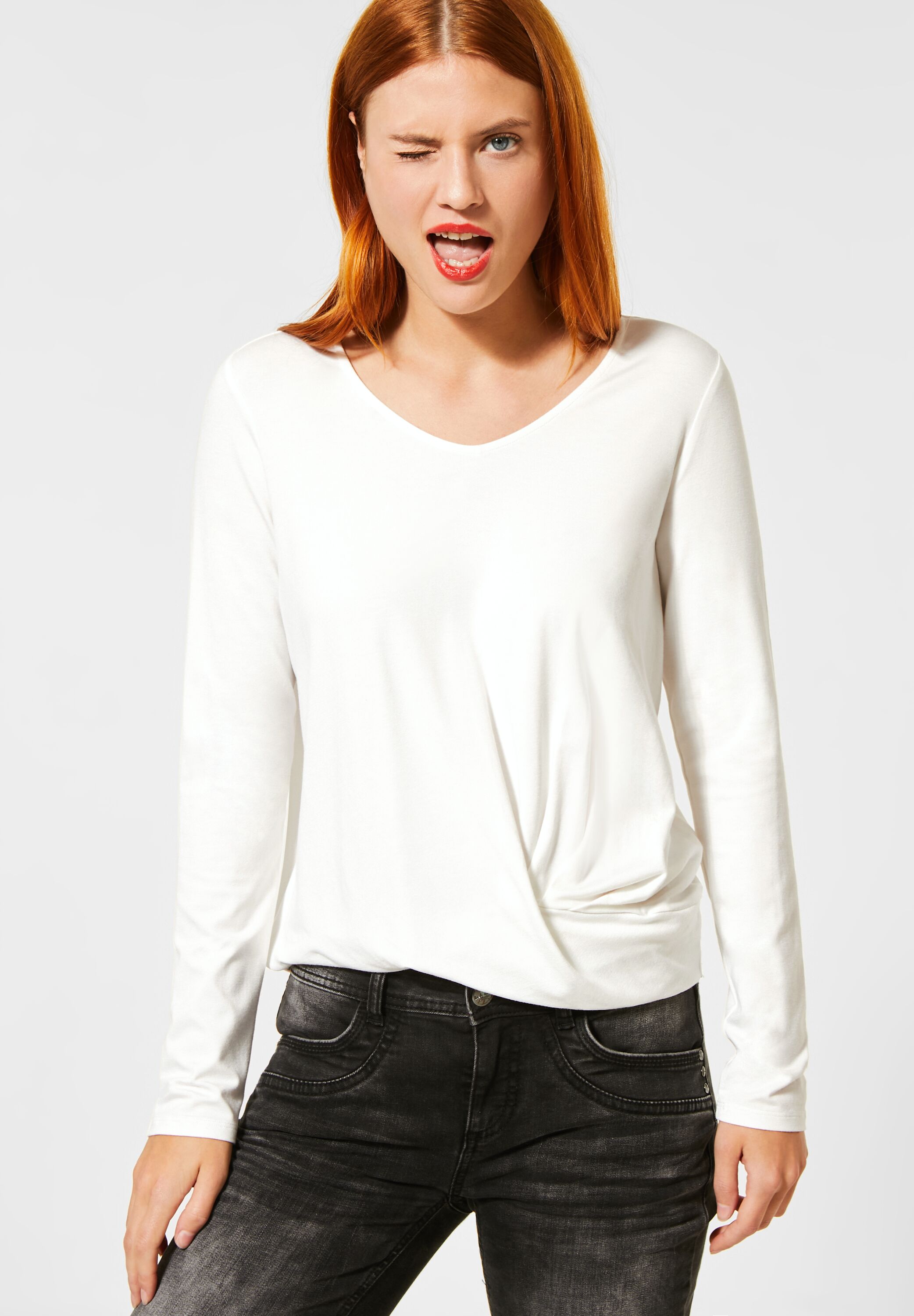 Street One Off CONCEPT Mode A315493-10108 White in - Shirt
