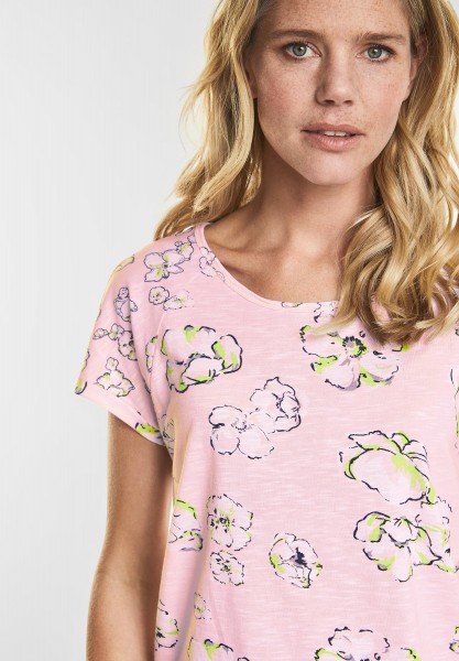 CECIL - T-Shirt mit Blüten-Print in Soft Blossom