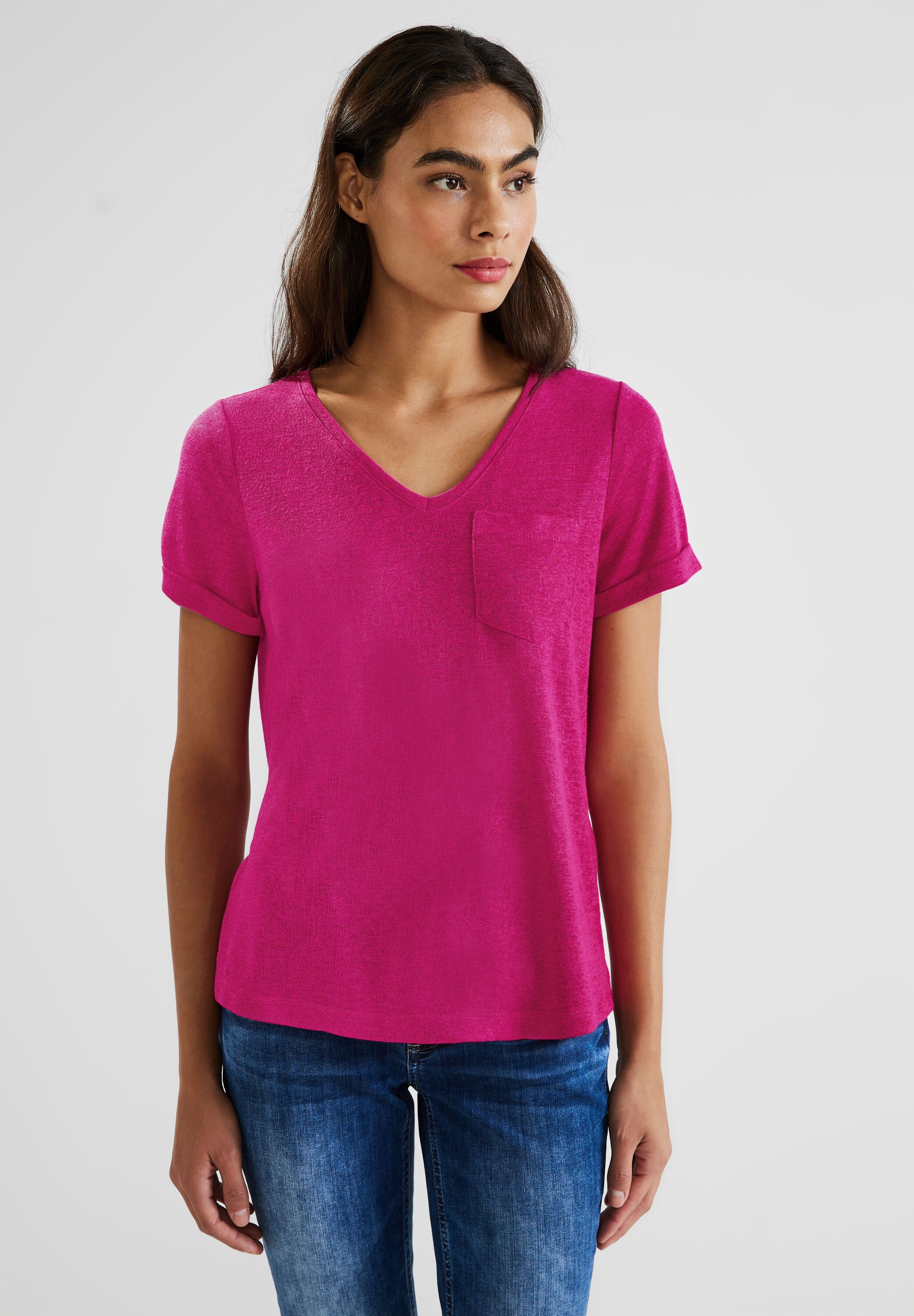 Street One T-Shirt in Nu Pink Mode im CONCEPT A319585-14717 reduziert - SALE