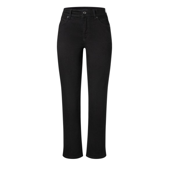 MAC Gerade geschnittene Jeans mit erhöhter Taille in Black
