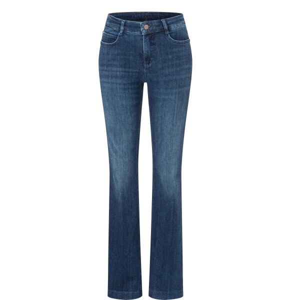MAC Bootcut Jeans aus Mega Flex Denim in Cobalt Authentic Wash
