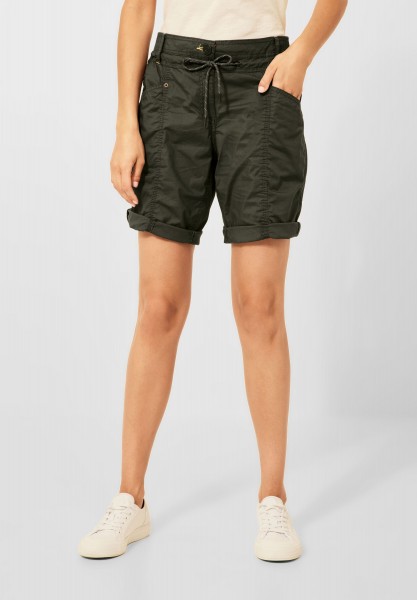 CECIL - Casual Fit Shorts in Utility Olive