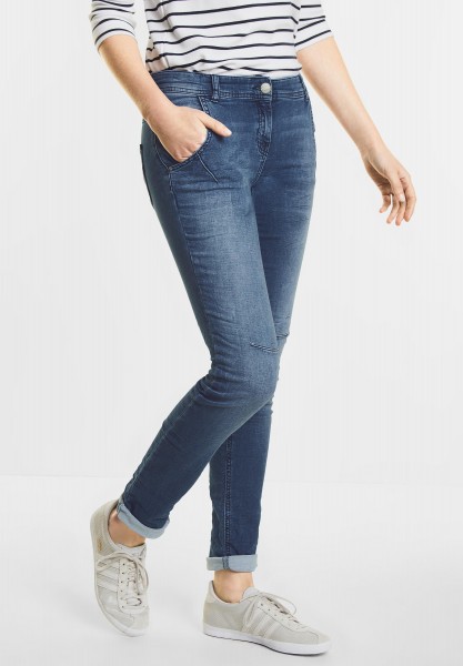 CECIL Used-Look Denim Scarlett in Authentic Used Wash