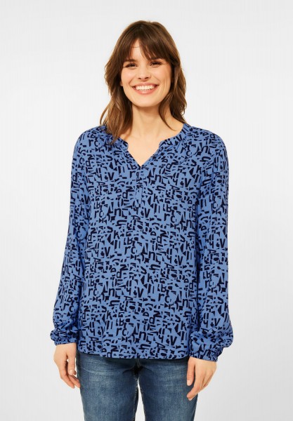 CECIL - Print Bluse in Forever Blue