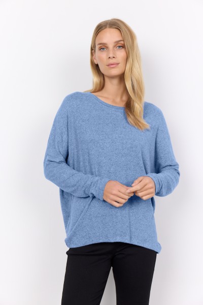 Soyaconcept Bluse SC-Biara in Air Blue Melange