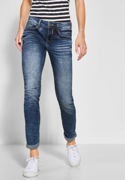 Street One - Casual Fit Denim Jane in Authentic Blue