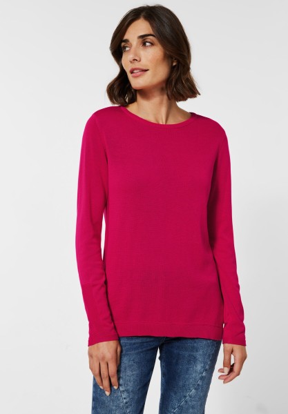 CECIL - Basic Pullover in Dynamic Pink