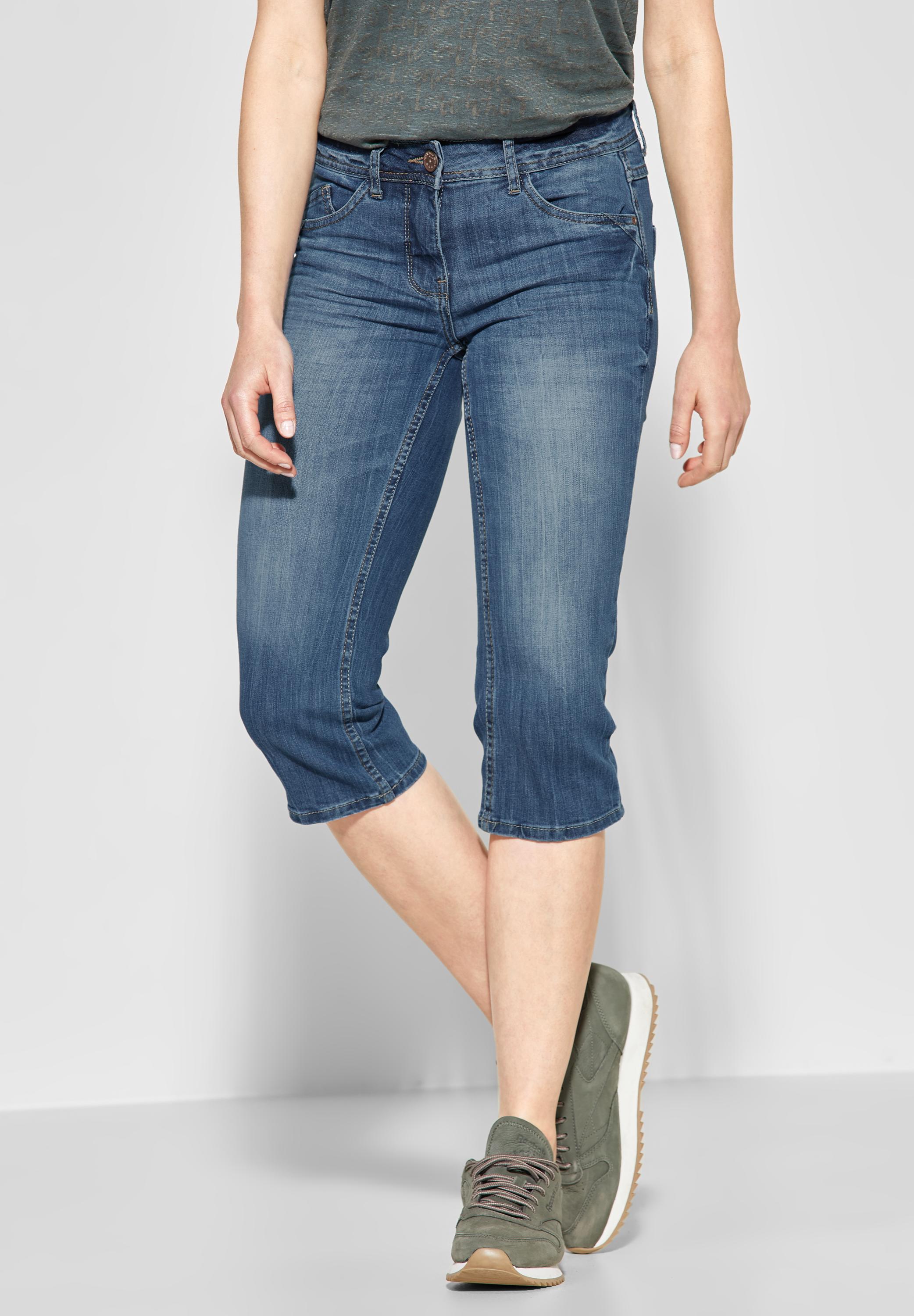 Kano Aarde financieel CECIL 3/4 Jeans Charlize in Authentic Used Wash B372298-10275 - CONCEPT Mode