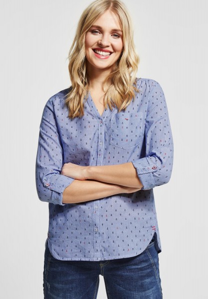 Street One - Maritime Bluse Phyllis in Sailing Blue