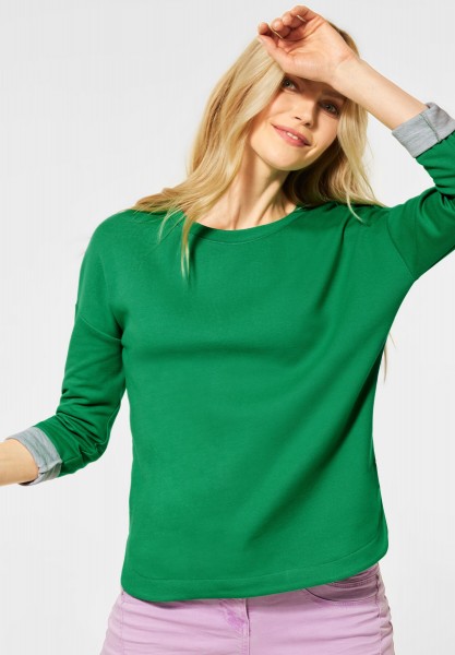 CECIL - Shirt mit Doubleface-Optik in Spearmint Green