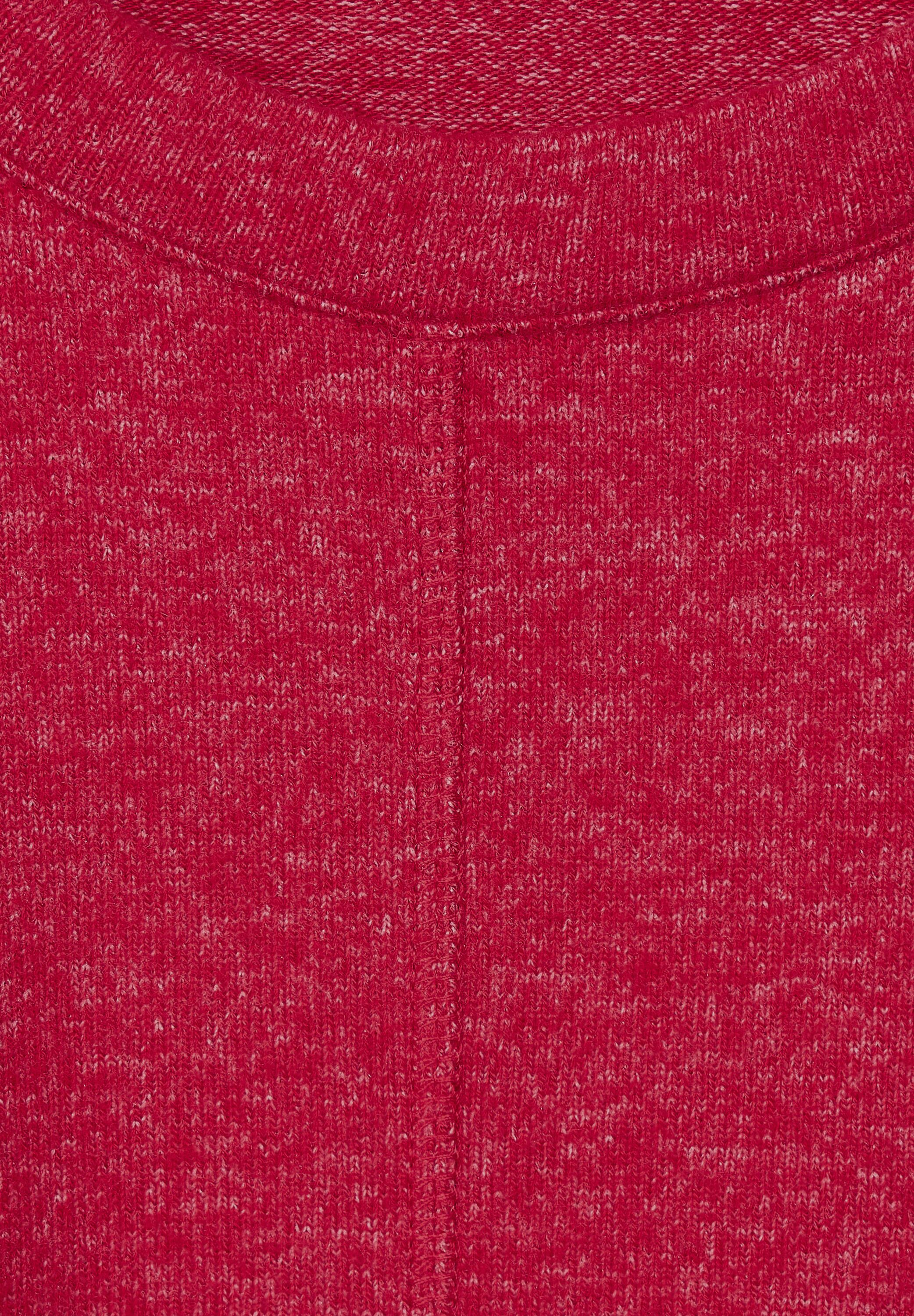 Melange Langarmshirt CONCEPT - in CECIL Casual Red B320456-15328 Mode