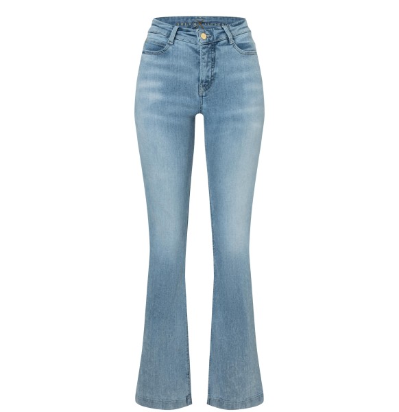 MAC Moderne Bootcut Jeans mit Shaping-Effekt in Summer Blue Clouds Wash
