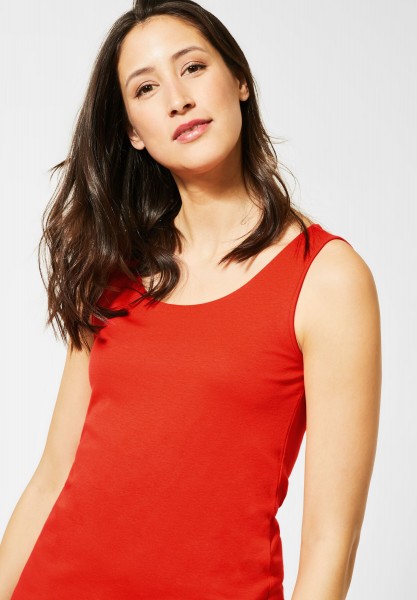 Street One - Basic Top in Cheeky Red