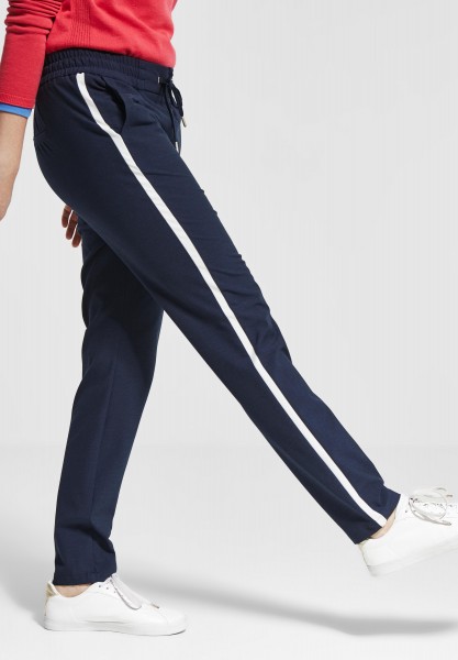 CECIL - Casual Fit Joggpants Tracey in Deep Blue