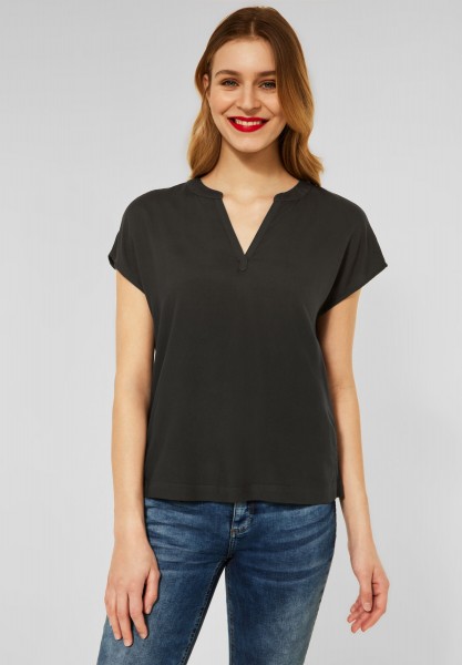 Street One - Softe Shirtbluse in Bassy Olive