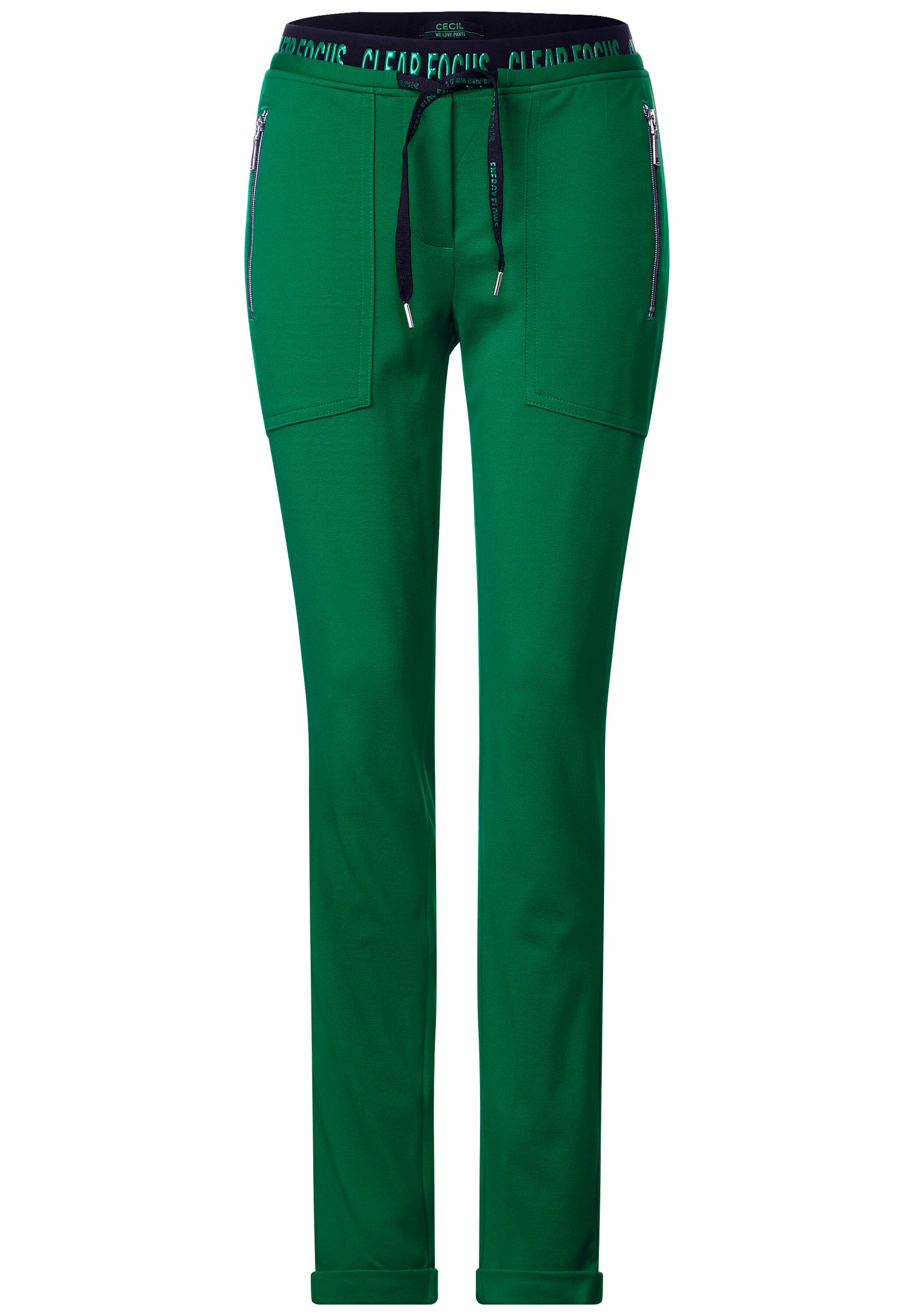 CECIL Joggpant Tracey in Easy - Mode CONCEPT Green SALE im reduziert B377015-15069