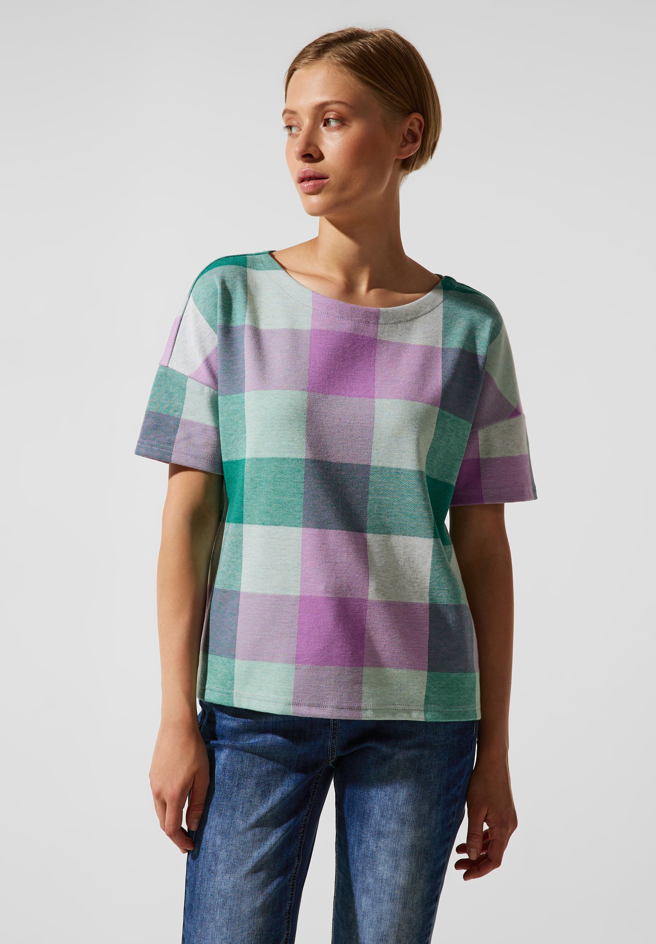 Street One Shirt in Meta Lilac im SALE reduziert A320253-35141 - CONCEPT  Mode