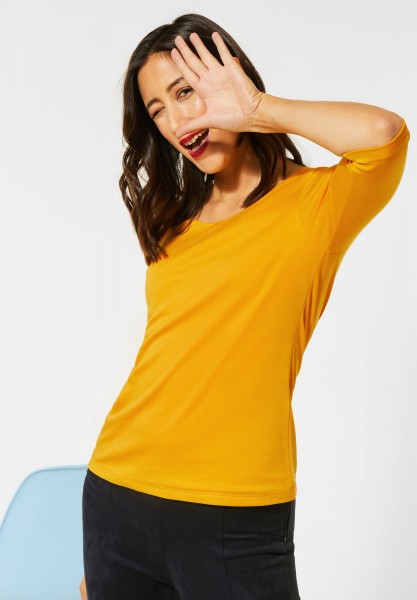 Street One - Basic Shirt Pania in Amber Yellow