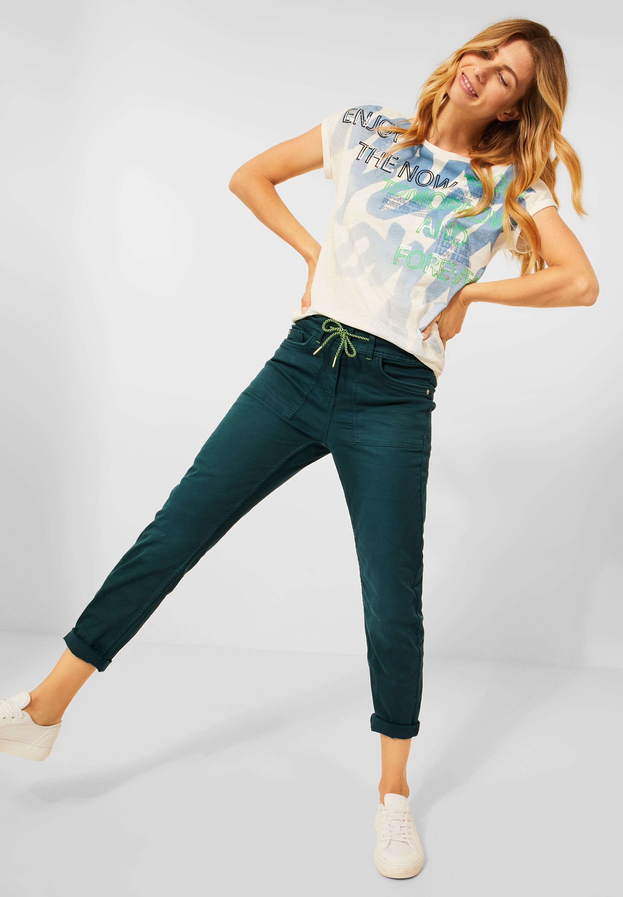 SALE Jeans im reduziert B375482-13973 in - CECIL Green Pine Ponderosa Tracey CONCEPT Mode