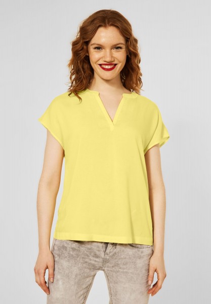 Street One - Softe Shirtbluse in Merry Yellow