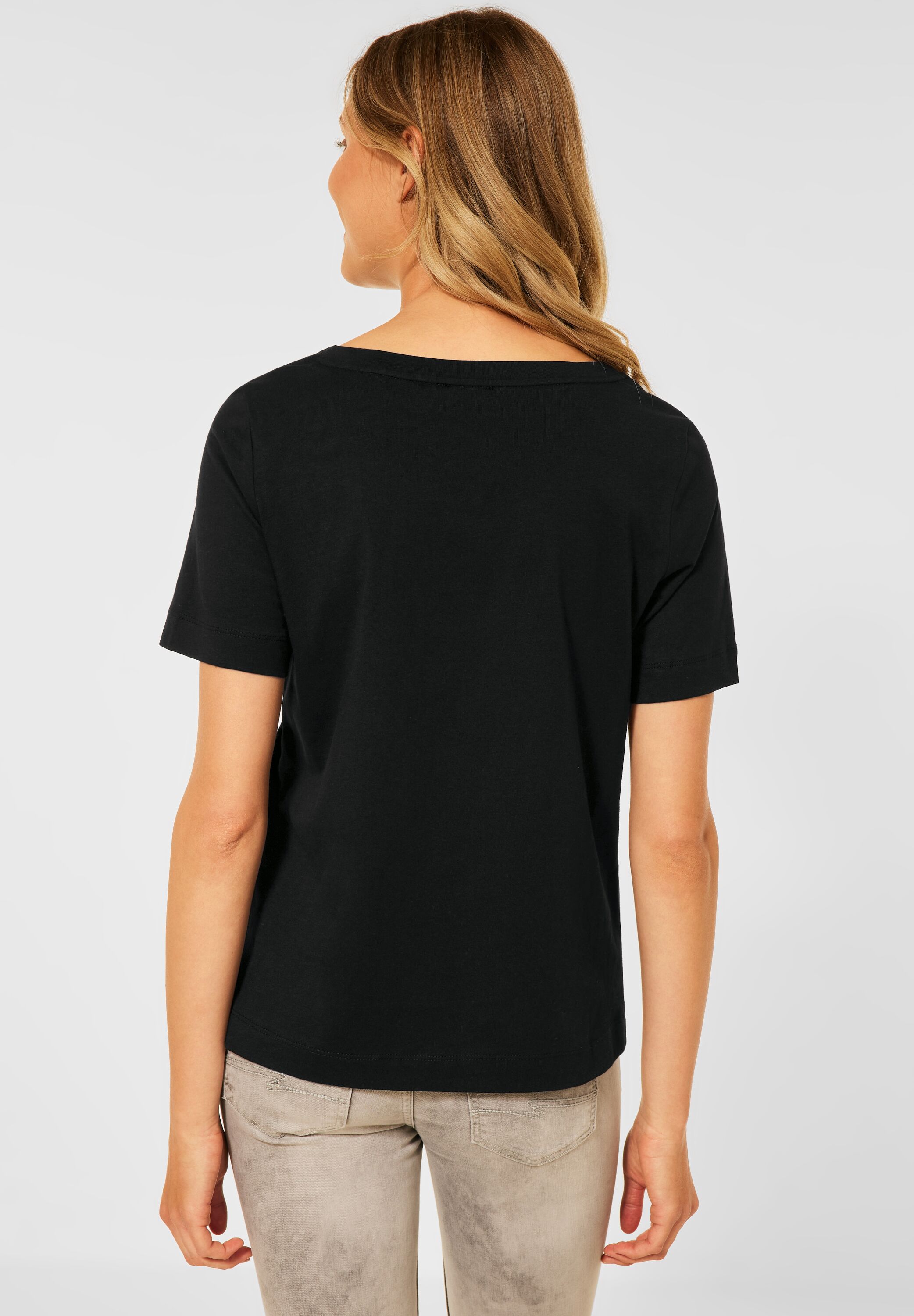 Street One T-Shirt in Black im SALE reduziert A318363-20001 - CONCEPT Mode