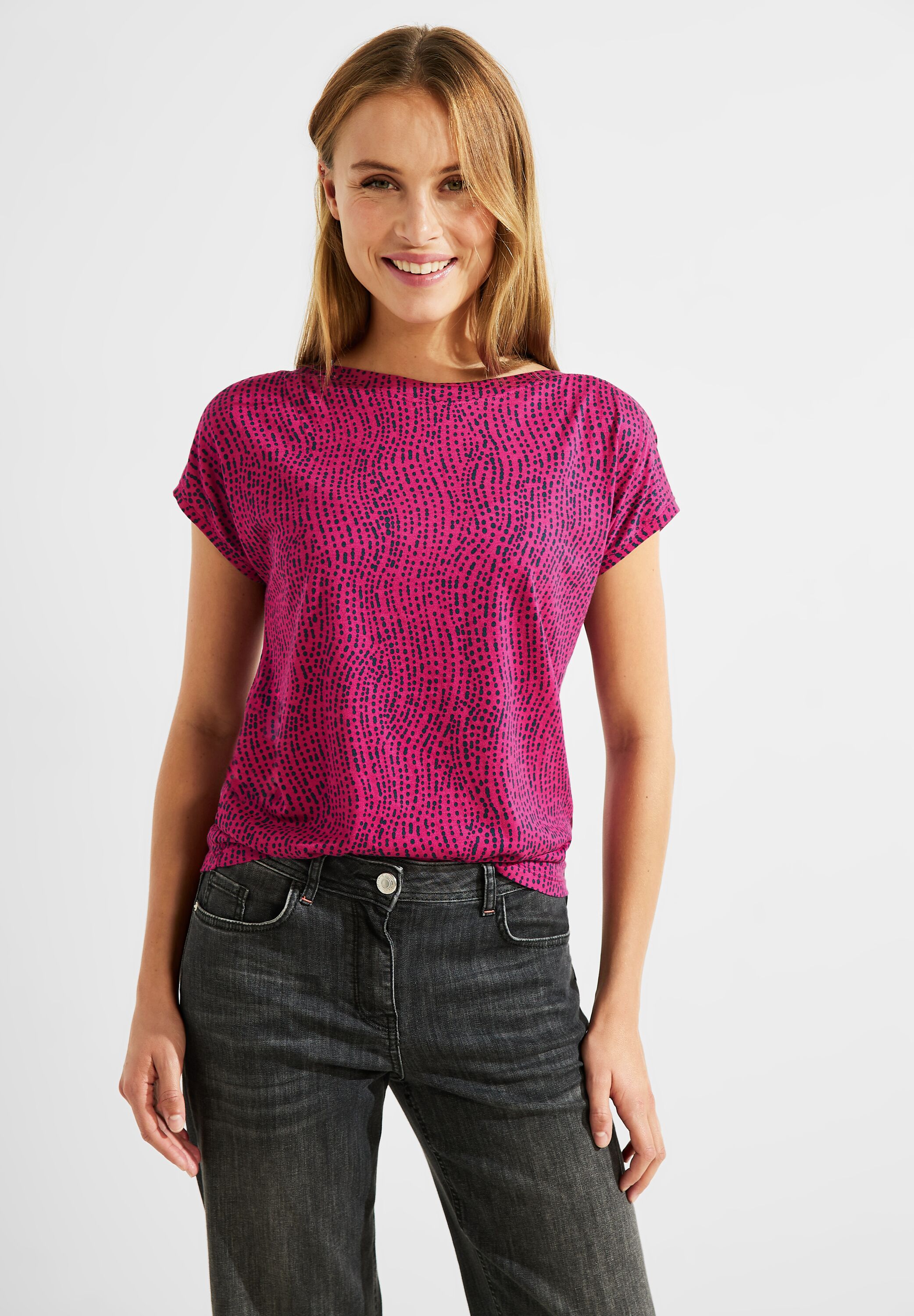 CECIL T-Shirt in Cool Pink im SALE reduziert B320331-25095 - CONCEPT Mode