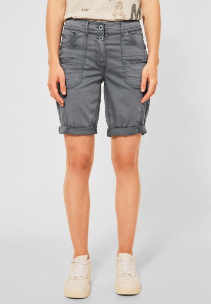 CECIL - Casual Fit Shorts in Graphite Light Grey