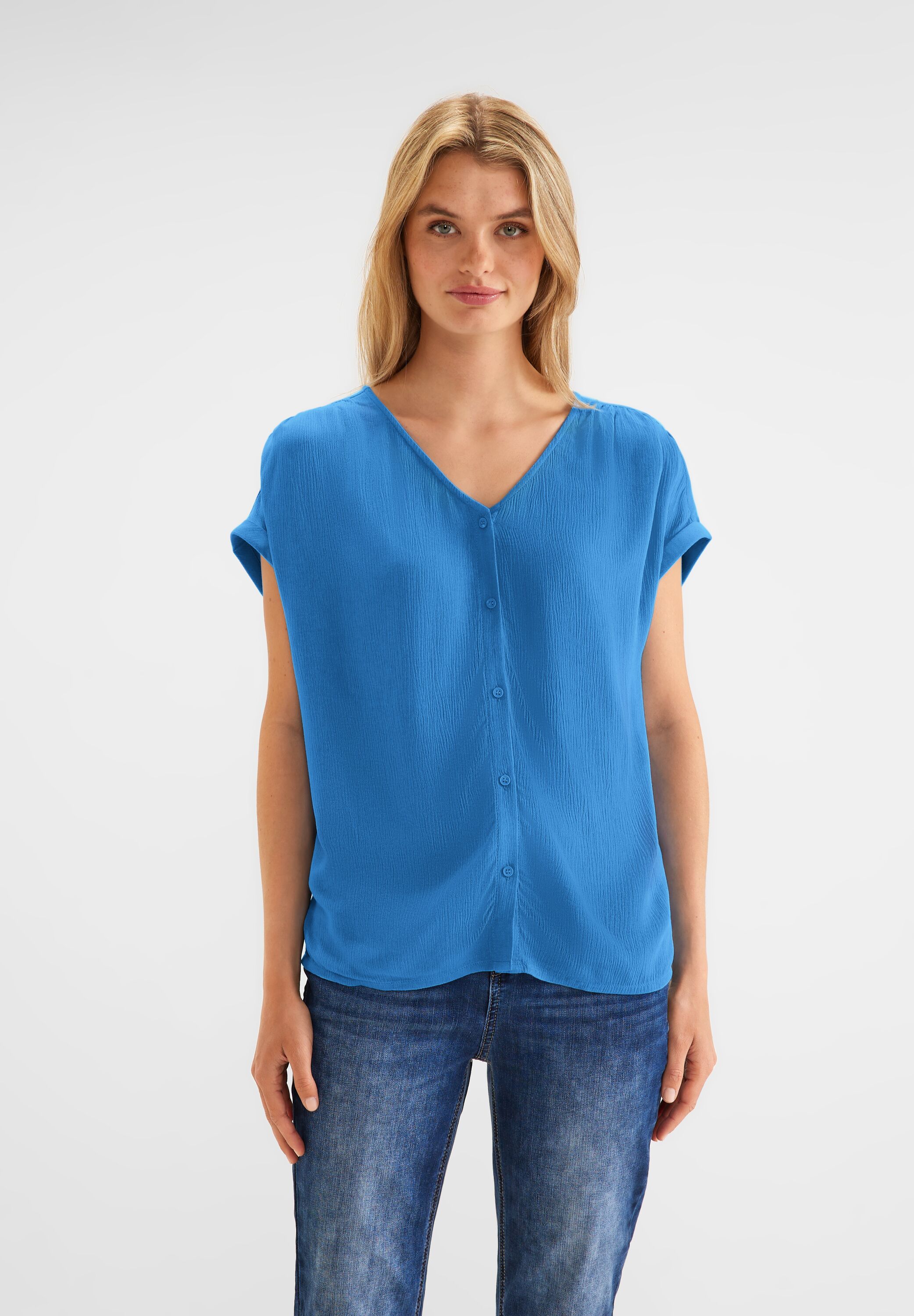 Street One Shirt Bay A320023-14915 reduziert SALE - in im Blue CONCEPT Mode