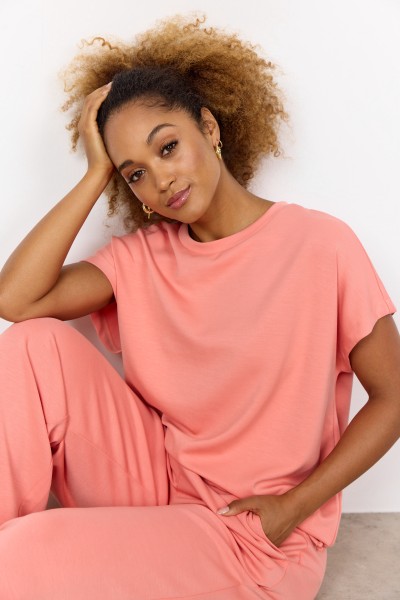 Soyaconcept T-Shirt SC-Banu in Peach Pink