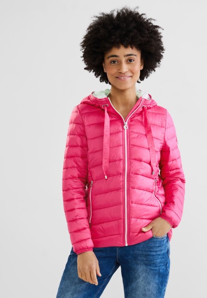 Street One - Leichte Jacke mit Zipper in Joyful Pink
