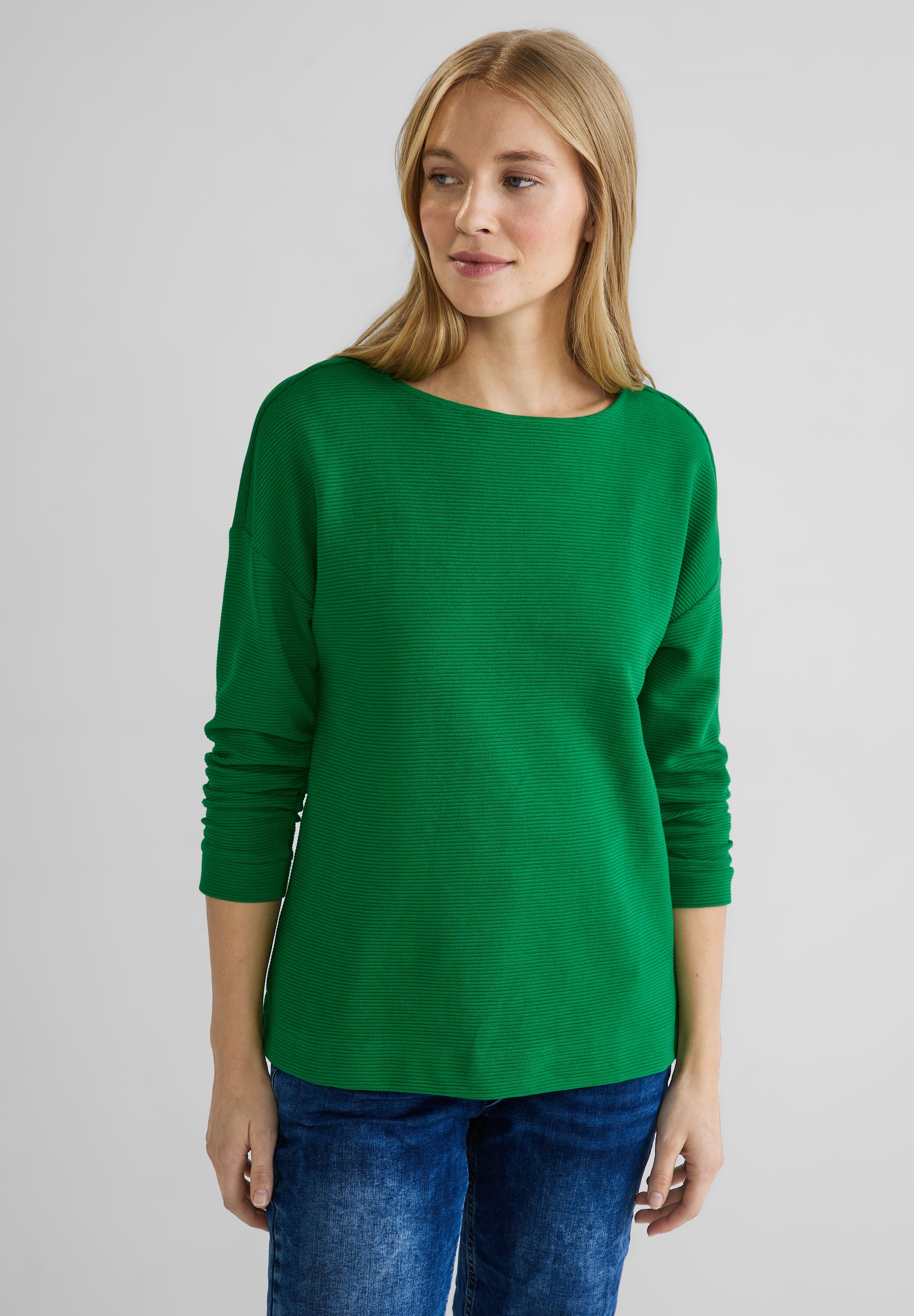 Street One Shirt SALE im in - Brisk reduziert Green A319131-14649 CONCEPT Mode