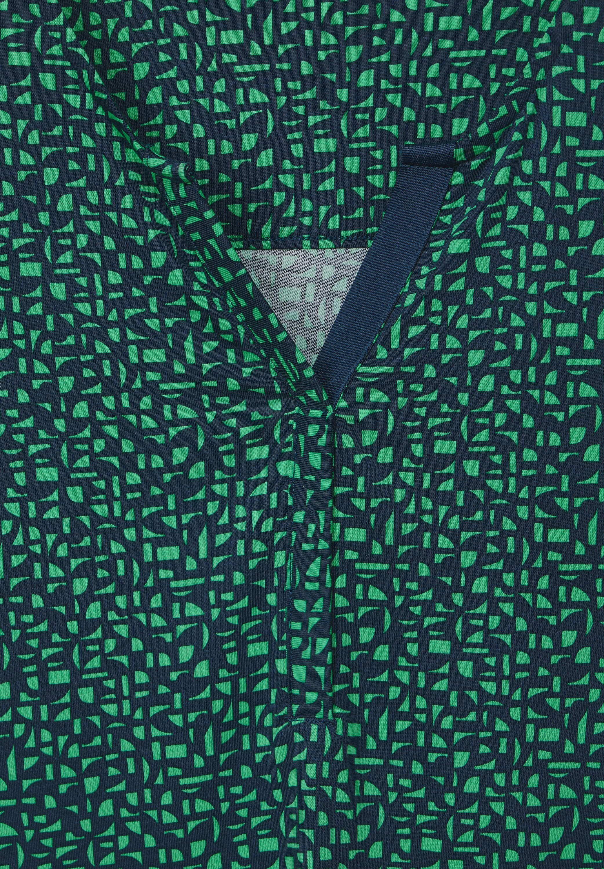 CECIL Printshirt CONCEPT B320875-25455 in Green Celery - Mode