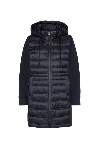 SOCCX Übergangsjacke im Materialmix in Blue Navy