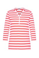 SOCCX Shirt mit 3/4-Ärmeln und Streifen in Opticwhite