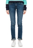 QS by s.Oliver Jeans Catie mit Straight Leg in Blau