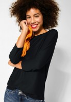 Street One - Shirt mit Fledermausärmeln in Black