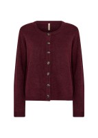 Soyaconcept Cardigan SC-Orlean in Dark Red Melange
