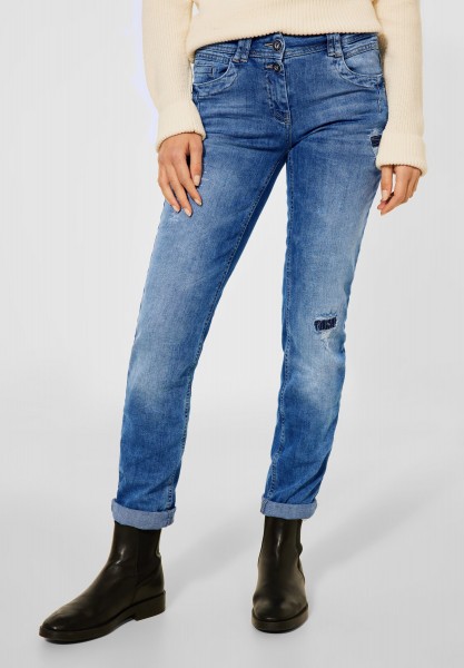 CECIL - Loose Fit Jeans in Indigo Light Blue