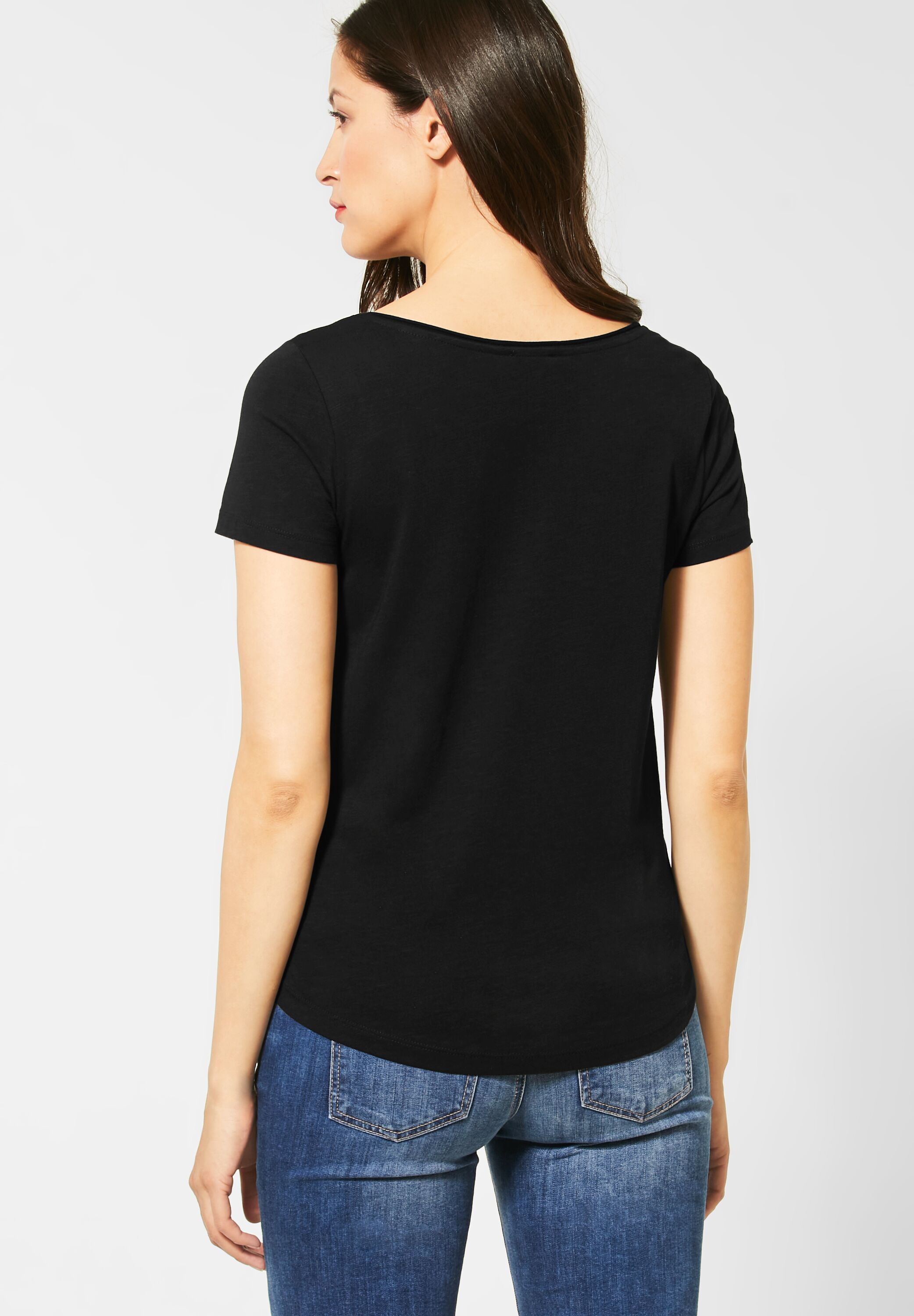 Street One T-Shirt Crista in Black A314797-10001 - CONCEPT Mode