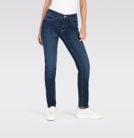 MAC Schlanke Jeans mit leicht erhöhter Taille in New Basic Wash