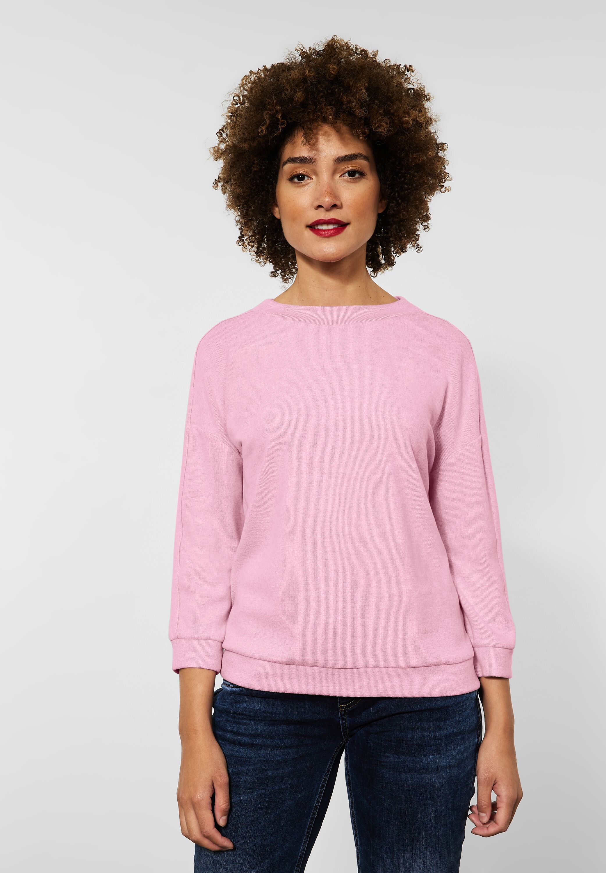 Street One Shirt in Pink - Mode Melange Crush CONCEPT SALE reduziert im A318796-14249
