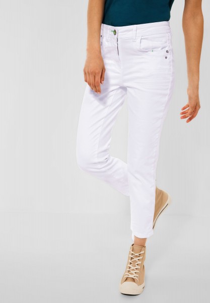 CECIL - Casual Fit Hose in White