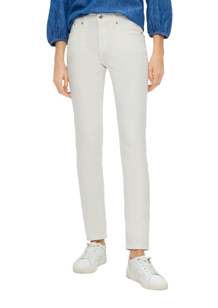 s.Oliver Slim Fit Jeans Betsy in Creme