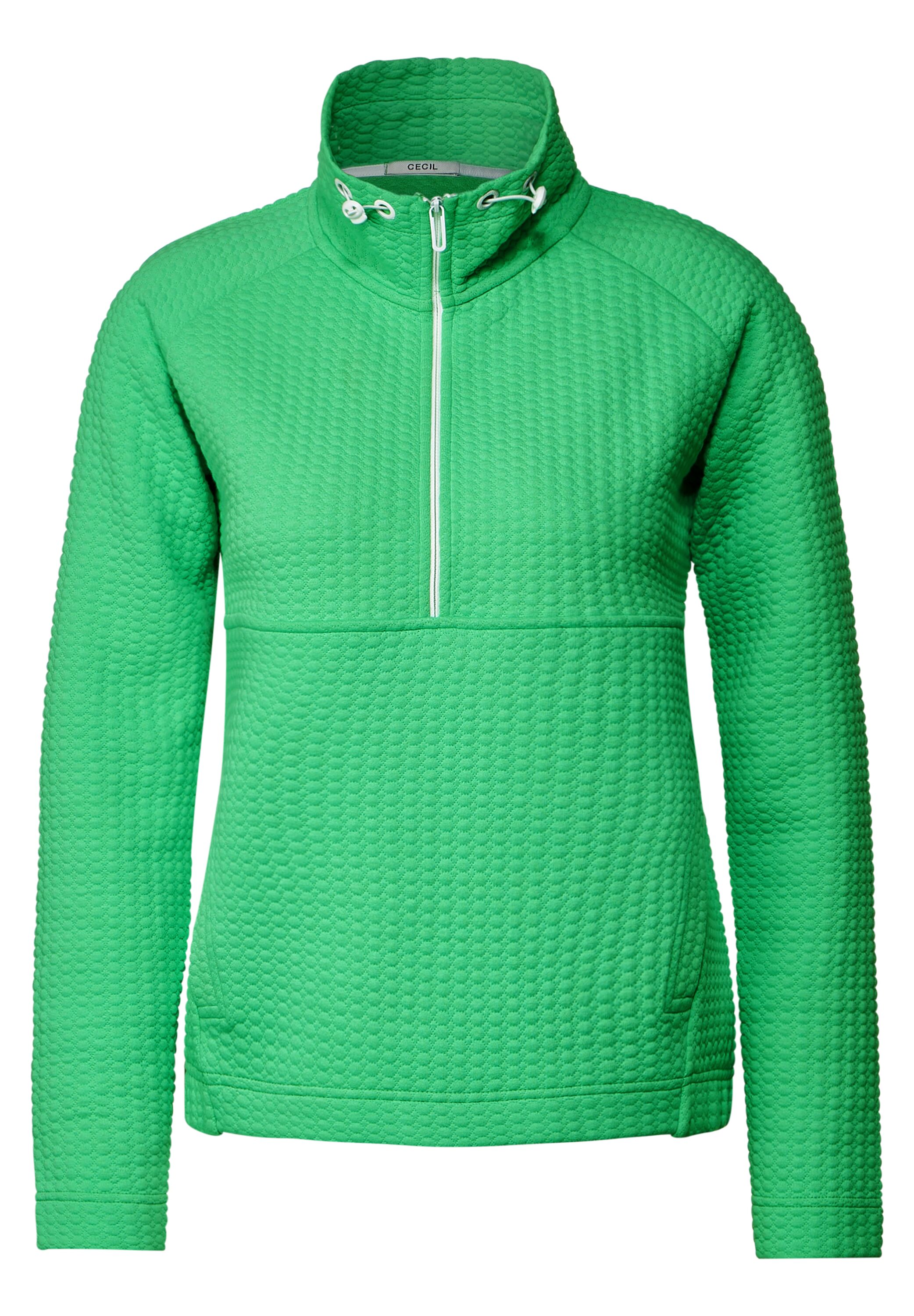 CECIL Sweatshirt in im Mode reduziert B302272-14617 - Green Smash SALE CONCEPT