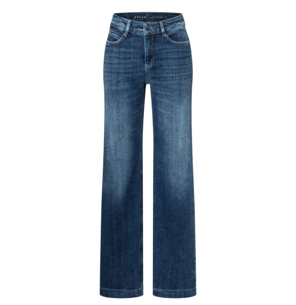 MAC Moderne Wide Fit Jeans mit Shaping-Effekt in Cobalt Authentic Wash
