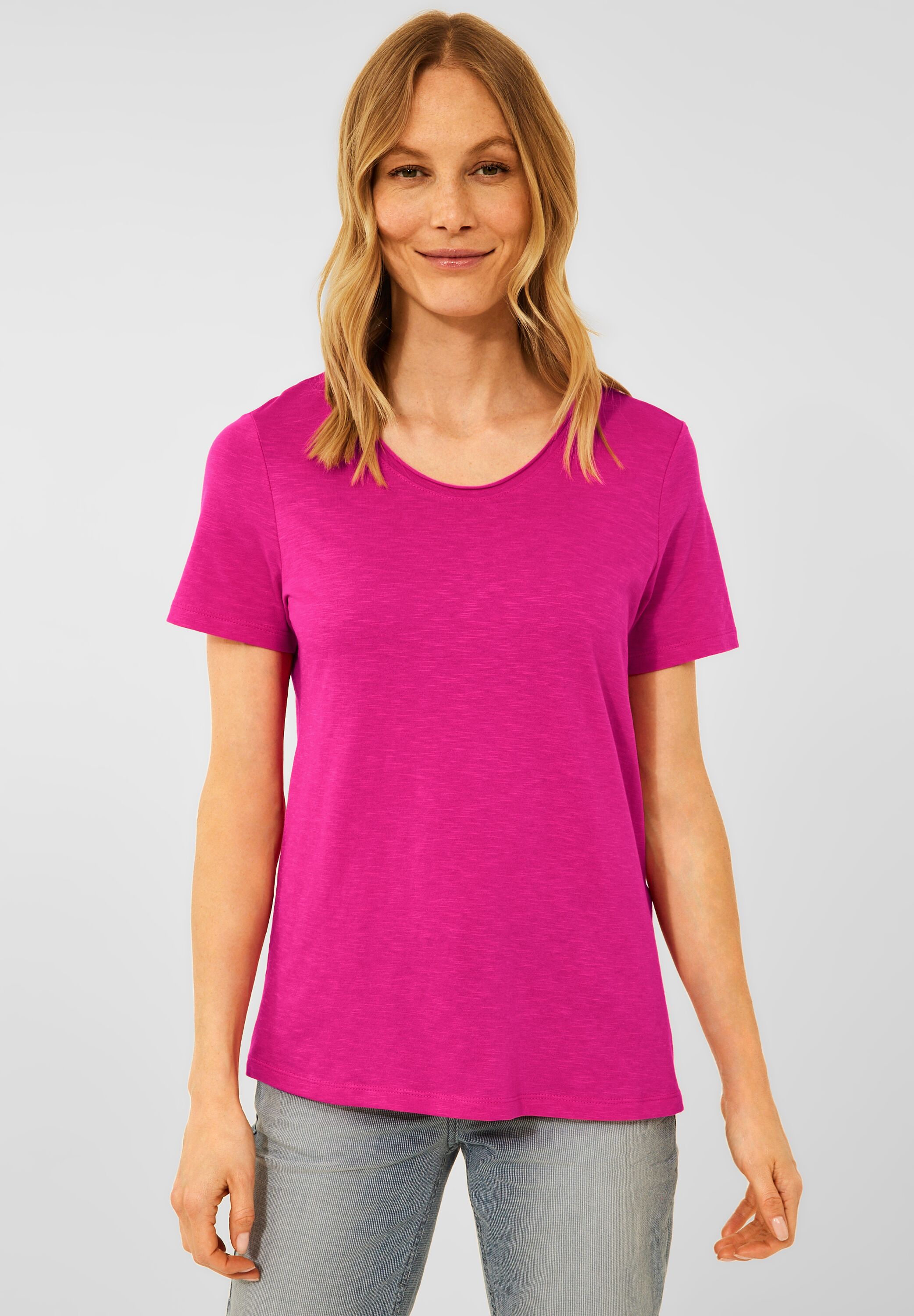 CECIL T-Shirt in Raspberry Pink im SALE reduziert B317596-13822 - CONCEPT  Mode
