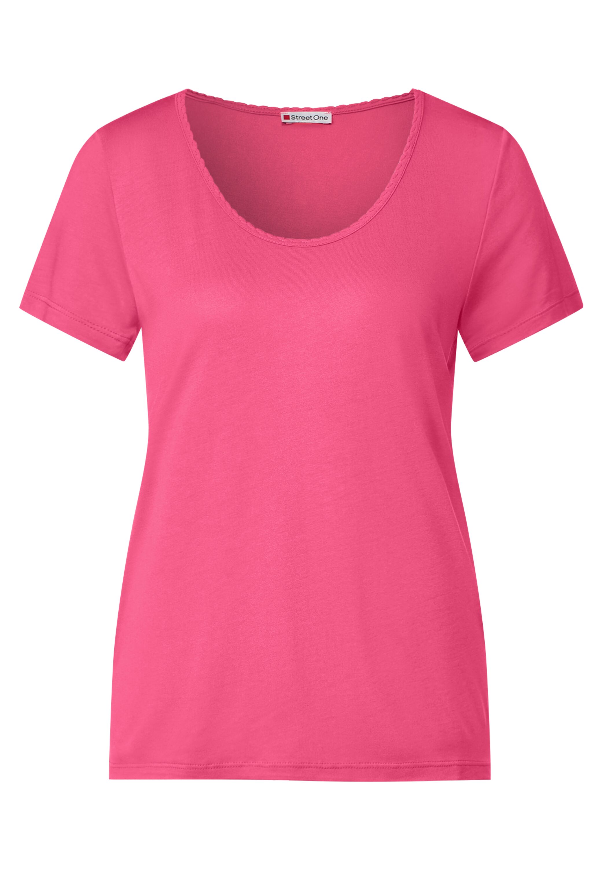 im Mode T-Shirt in Street A320124-14647 Rose CONCEPT - SALE reduziert Berry One