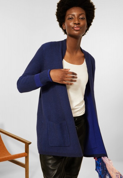 CECIL - Offener Cardigan in Deep Night Blue