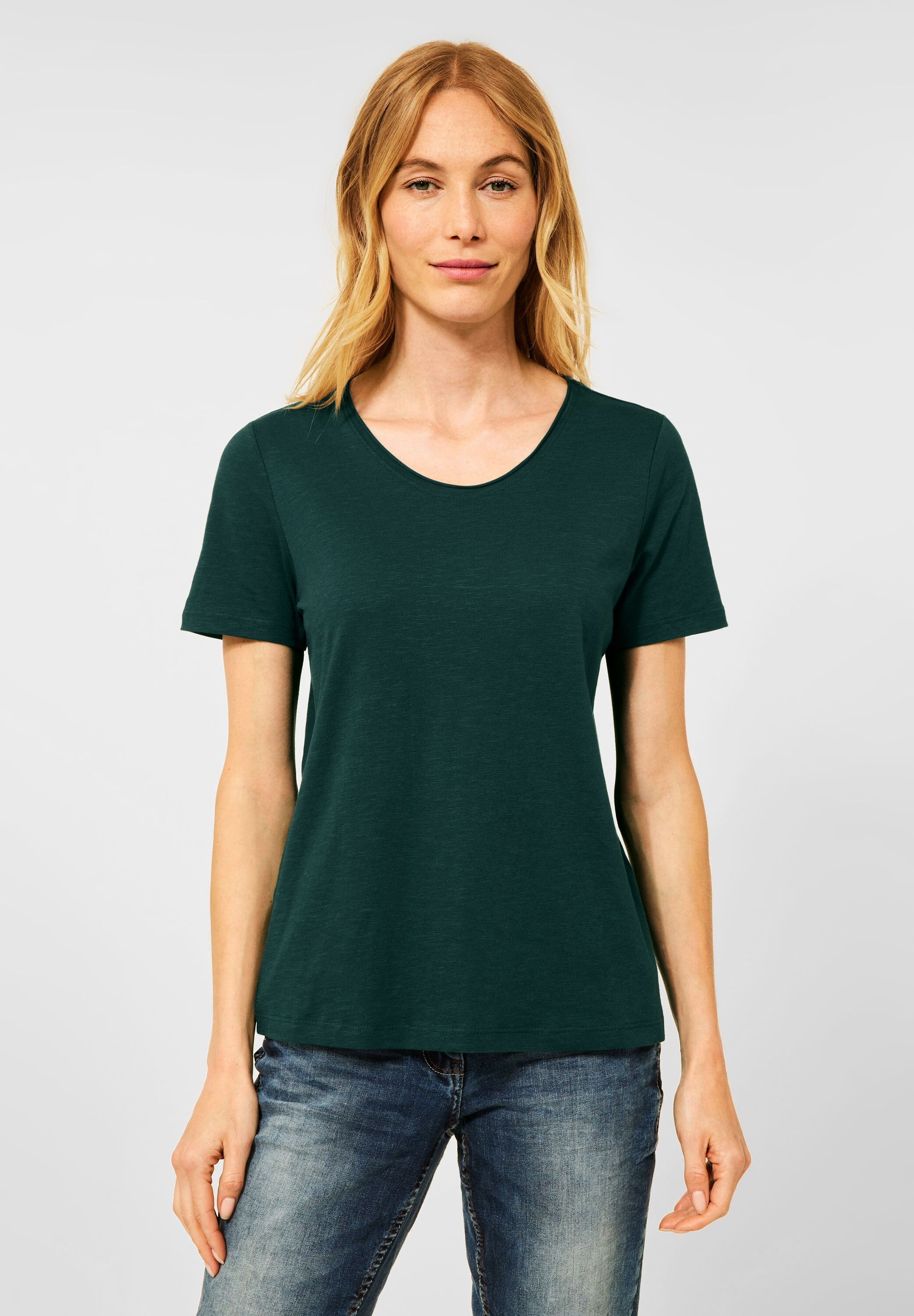 CECIL T-Shirt in Ponderosa Pine Green im SALE reduziert B317596-13973 -  CONCEPT Mode
